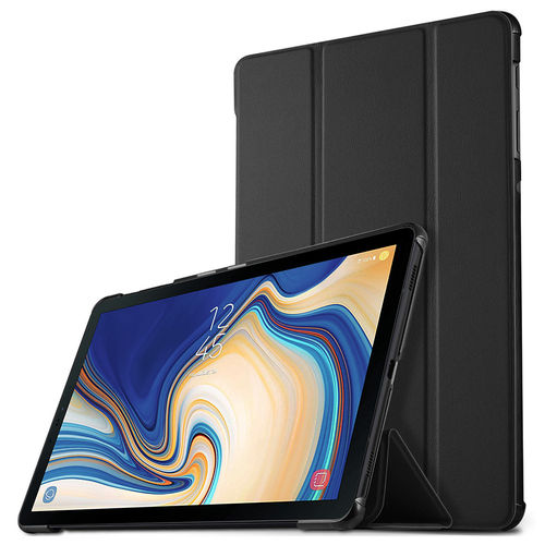 Trifold Sleep/Wake Smart Case for Samsung Galaxy Tab S4 (10.5-inch) - Black
